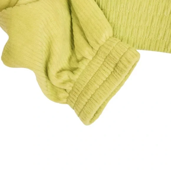 Aerie Groove On Velour Full Zip Cropped Jacket - Picture 8 of 10